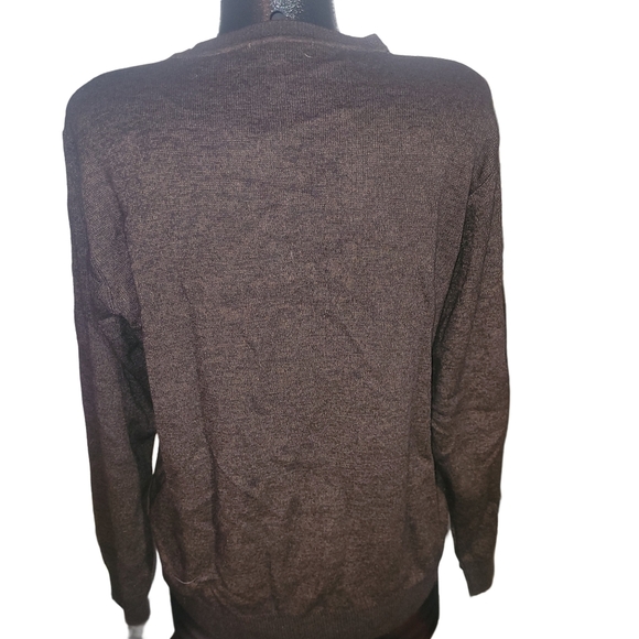 Vintage Mens Modango V Neck Wool Blend Sweater M - Picture 4 of 5